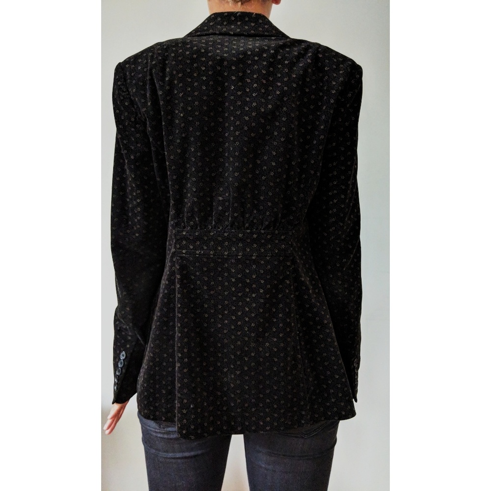 Black Velvet Blazer - Picture 2 of 3